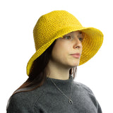 Nomad Sari Floppy Straw Sun Hat – Yellow