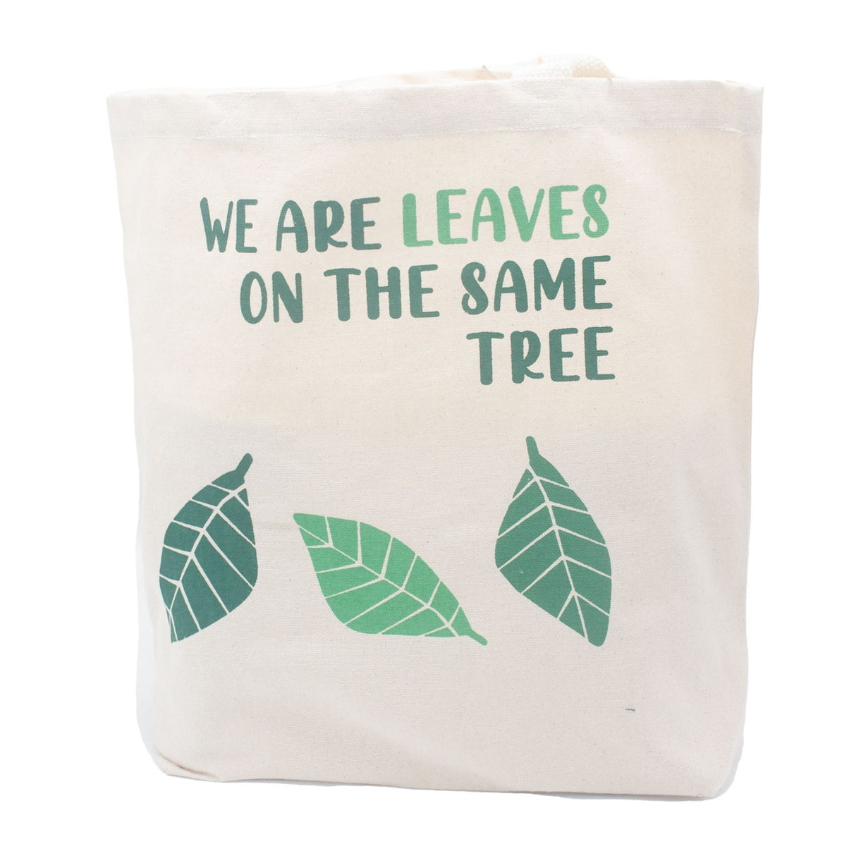 Cotton Tote Bag We Are Leaves Natural
