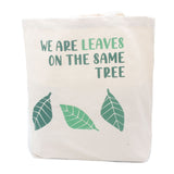 Cotton Tote Bag We Are Leaves Natural