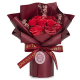 Ramo Grande de Rosas Rojas – El Amor es Eterno – Tarjeta de Regalo