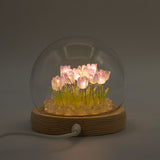 Floral Glow Garden Dome – 20 Tulips – LED USB