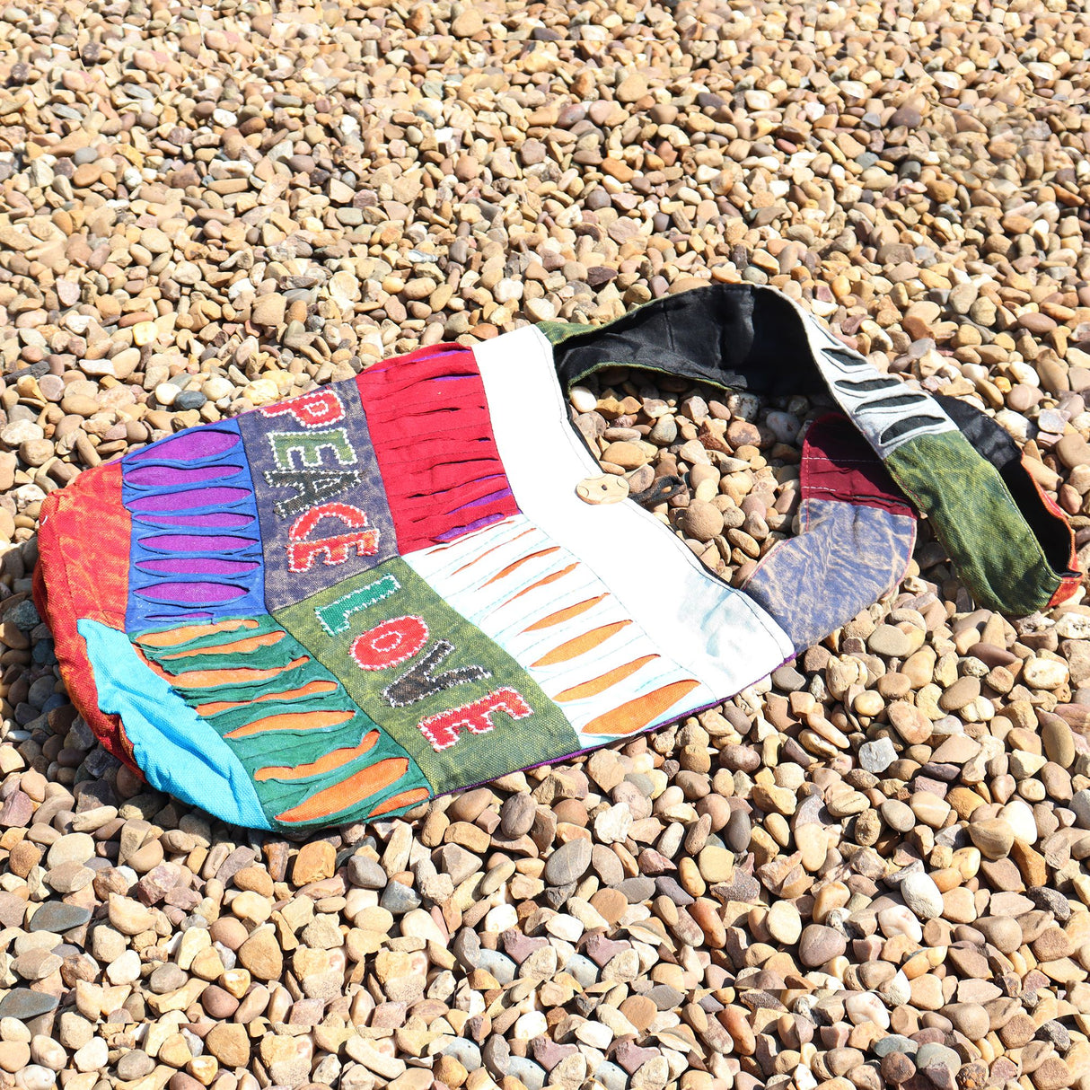 Peace Sign Bag, Handmade Indian Assorted Designs