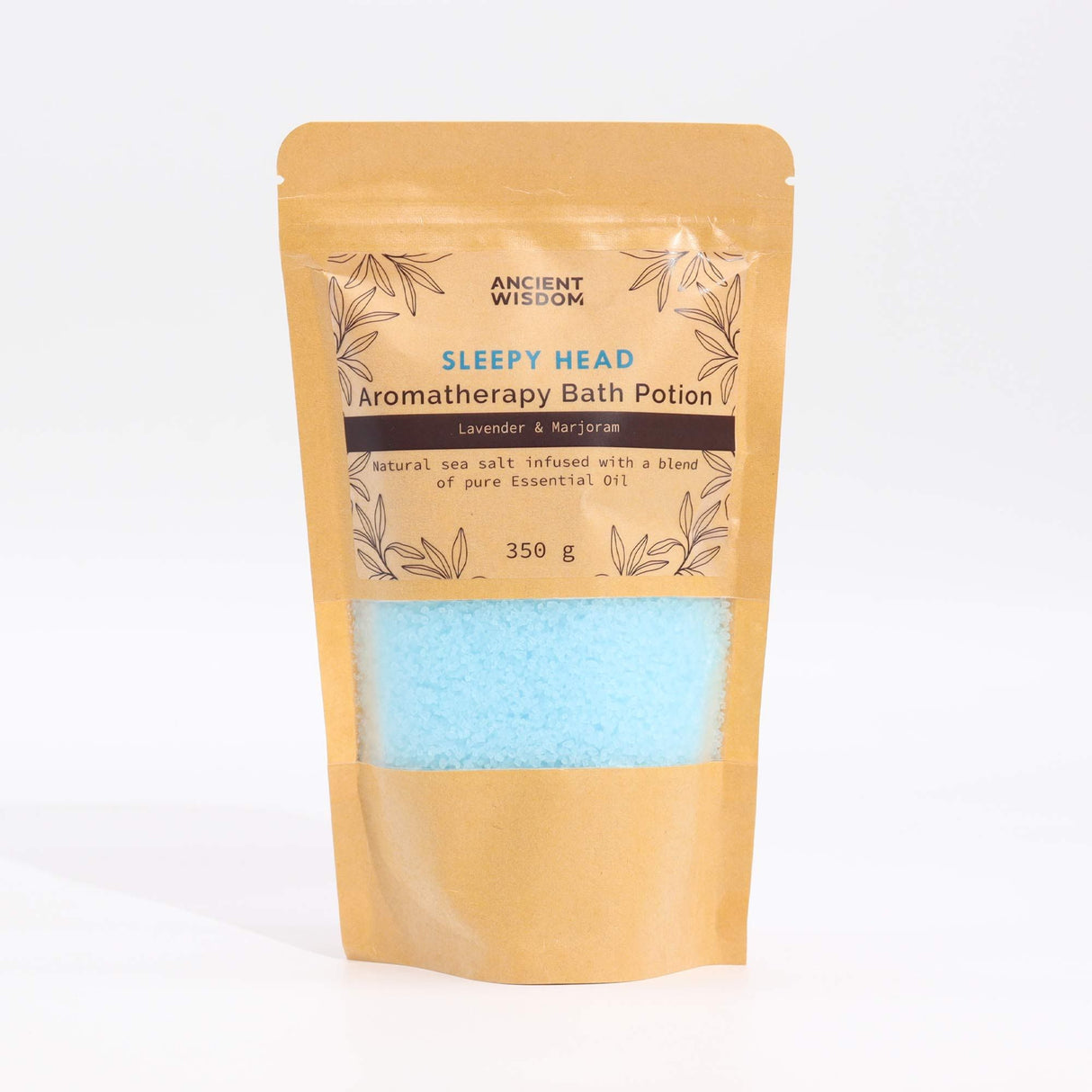 Aromatherapy Bath Salts Lavender Marjoram Sleepy Head 350g