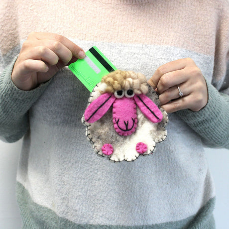 Zipper Pouch Happy Sheep Assorted