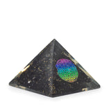 Kleine Orgoniet Pyramides 5,5x4,5cm – Levensbloem – Zwarte Toermalijn Schilfers