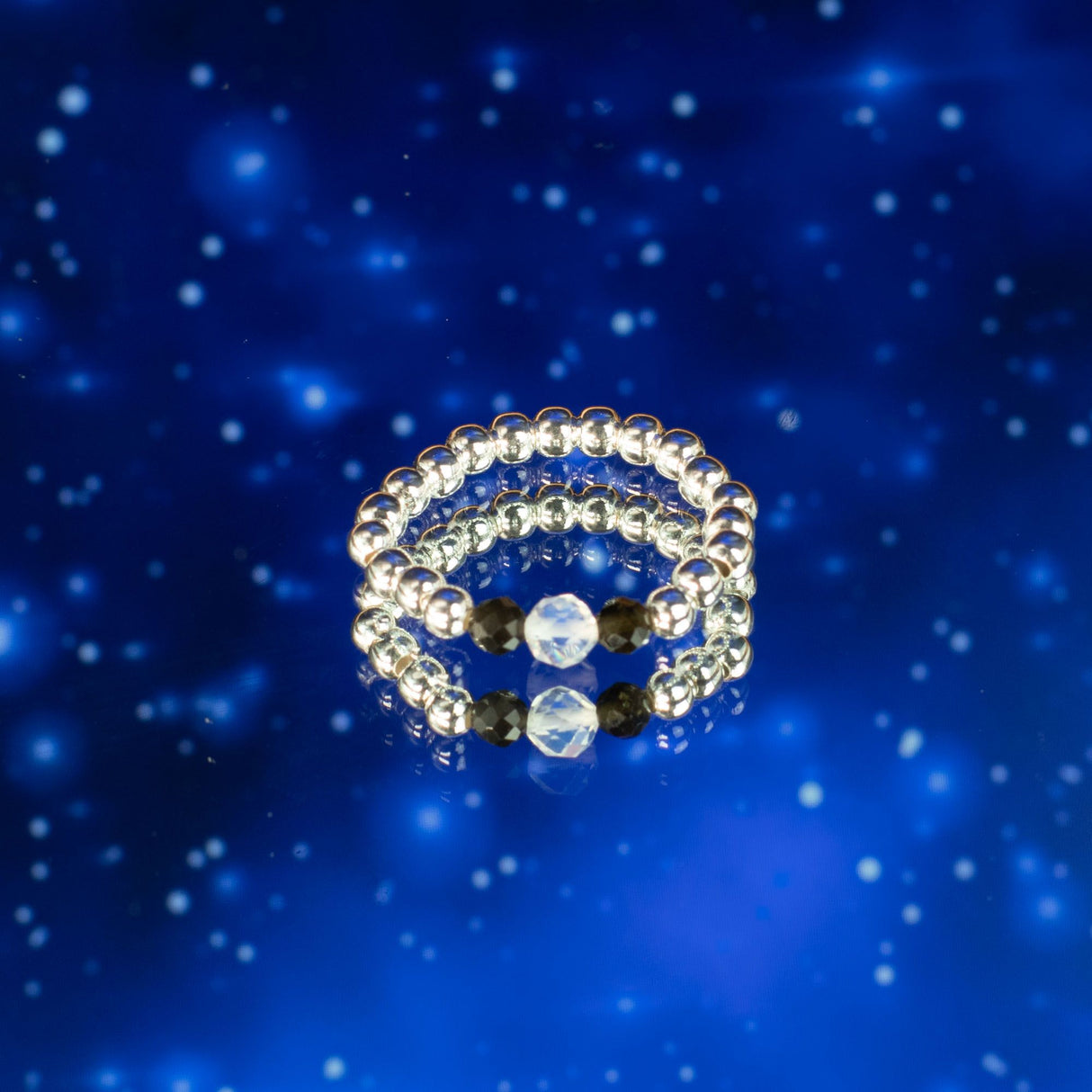 Nymph Spirit Gemstone Ring Set – Northern Lights
