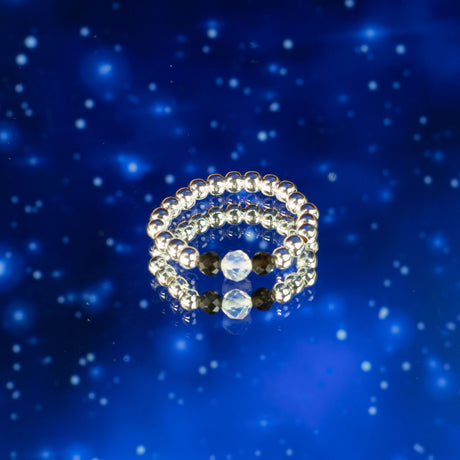 Nymph Spirit Gemstone Ring Set – Northern Lights