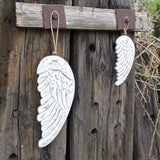 Angel Wing Wooden Hanging Decoration 30cm
