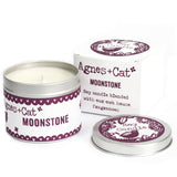 Lumânare parfumată din ceară de soia în cutie metalică Moonstone 200ml