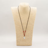 Cord Necklace Gemstone Pendant – Opalite Angel