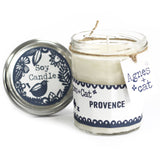 Tuoksuva soijavahakynttilä hillopurkissa, Provence