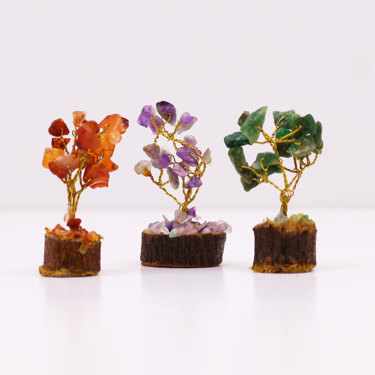 Mini Gemstone Trees Box of 12 Assorted