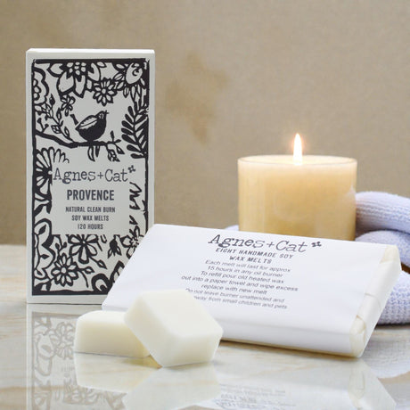 Agnes + Cat Box of 8 Wax Melts – Provence