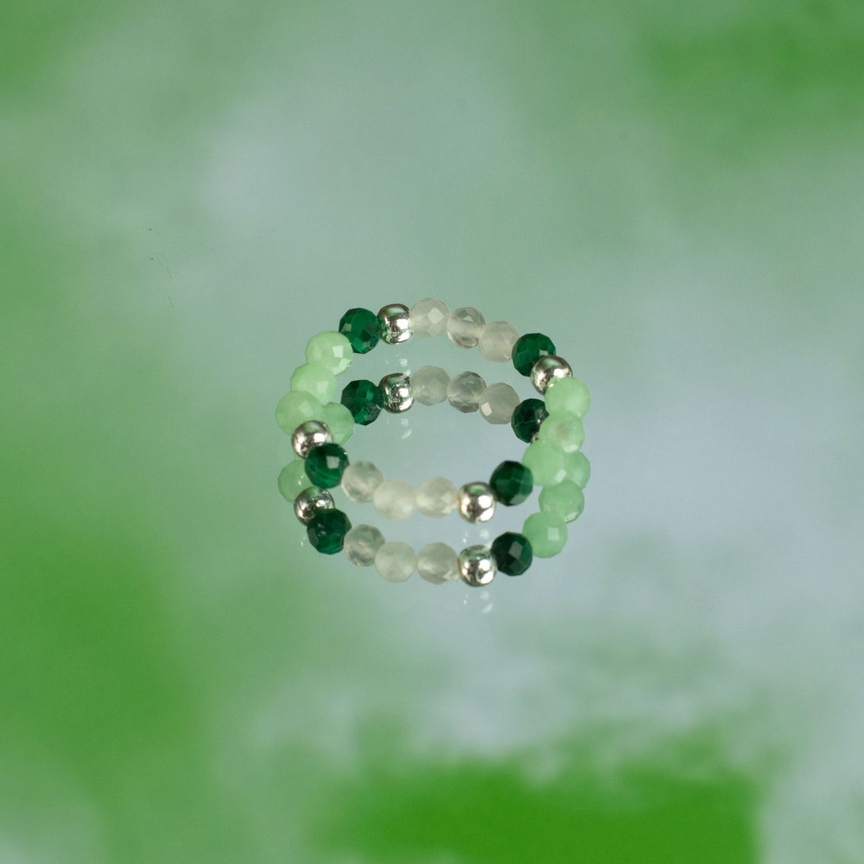 Nymph Spirit Gemstone Ring Set – Forest Spirit