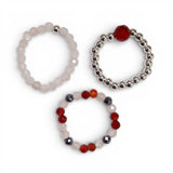 Nymph Spirit Gemstone Ring Set – Love & Flame