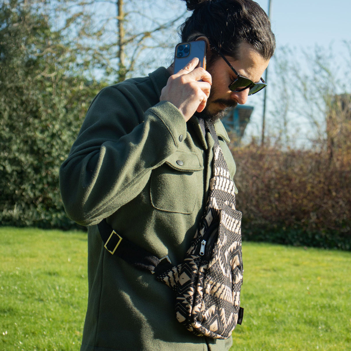 Jacquard Natural-vesker – Desert Loom – Skulderveske