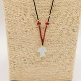 Cord Necklace Gemstone Pendant – Opalite Angel