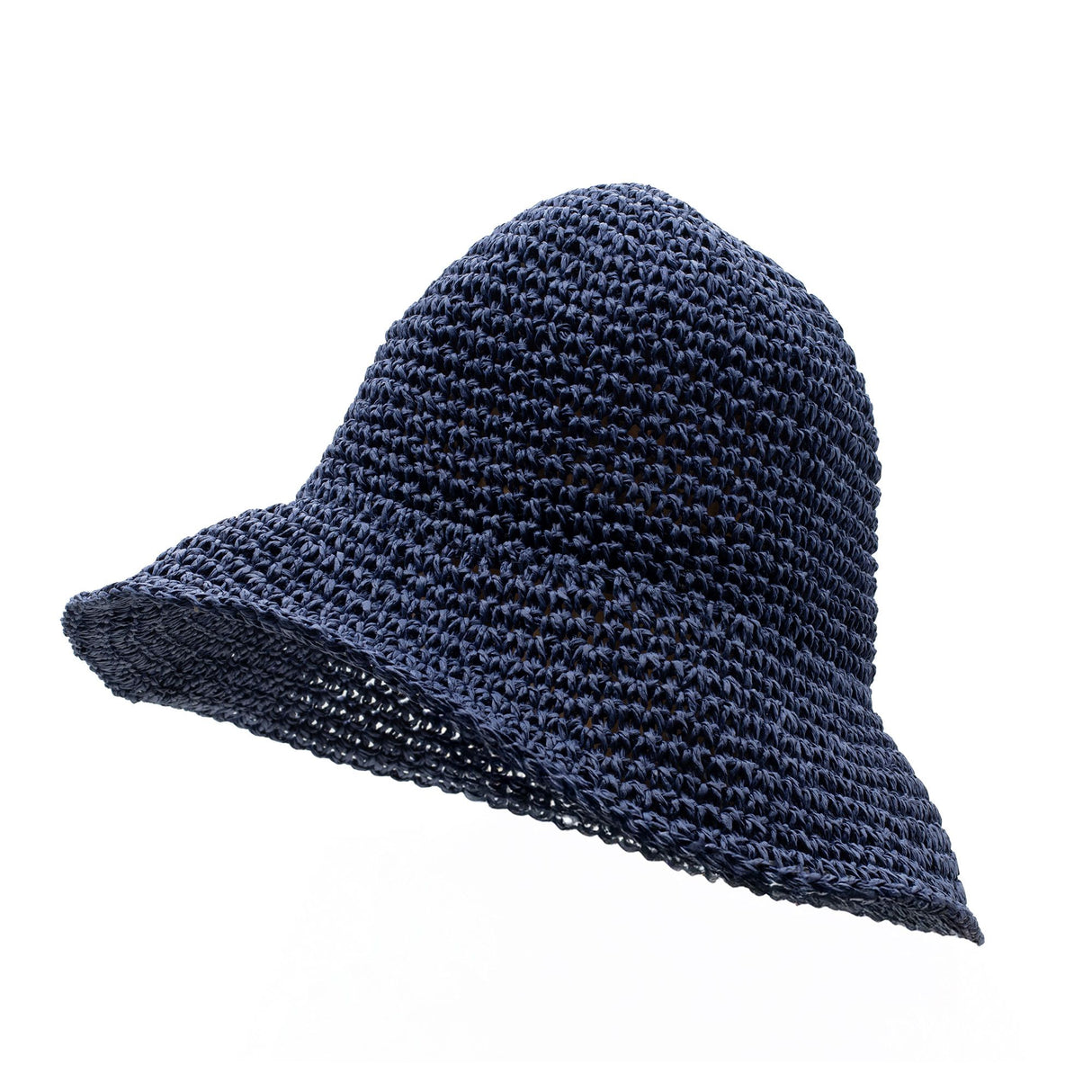 Nomad Sari Floppy Straw Sun Hat – Navy Blue