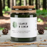 Greenman Woodwick sójová sviečka – Listy a Ľan