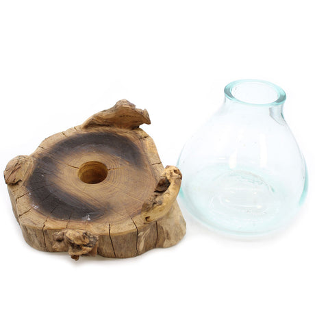 Kalalasiastia sulatetusta lasista valolla, 3.7L 30cm