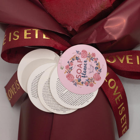 Ramo Grande de Rosas Rojas – El Amor es Eterno – Tarjeta de Regalo