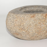 Natural Riverstone Grounding Pot – Large (approx 15x12cm)