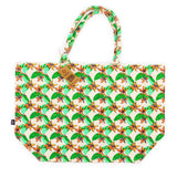 Cotton Tote Bag - Frangipani