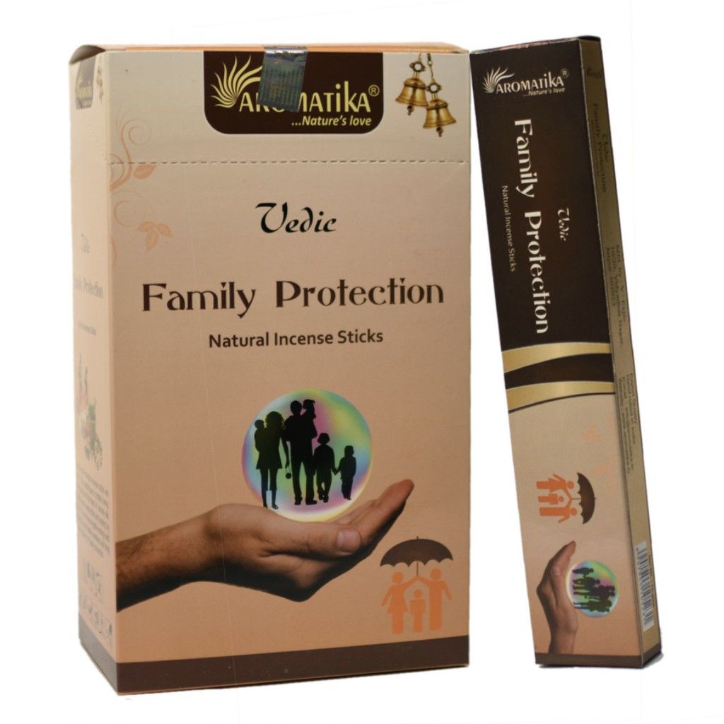 Vedic Incense Sticks Family Protection 12 Sticks