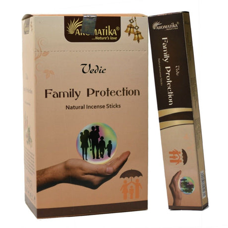 Vedic Incense Sticks Family Protection 12 Sticks