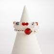Nymph Spirit Gemstone Ring Set – Love & Flame, Gemstone Rings