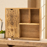 Four Section Tarot Box with Card Holder, Tarot card Box