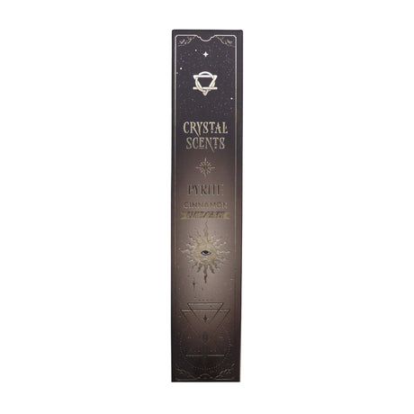 Pyrit Kristall Duft-Räucherwerk – Zimt