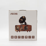 Retro Mini Double Gramophone Speaker – Bluetooth – 5.4 watt x 2