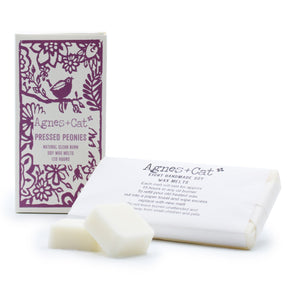 Agnes + Cat Box of 8 Wax Melts – Pressed Peonies