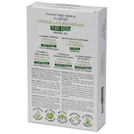 Citronella Lemongrass Fragrance Oil Plant Based
