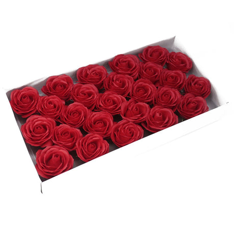 Grandes Roses de Savon – Rouge Lot de 10