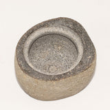 Pot de mise à la terre en pierre de rivière naturelle – Petit (env. 9x7cm)