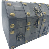 Treasure Chest, Large Grey Plywood