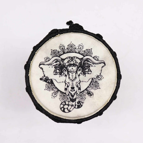 Djembe Drum Elephant Design 20cm