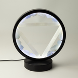 Gemstone Halo Lamp - Water - Aquamarine & Selenite