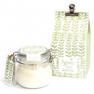 Sojawas Kilner Pot Kaars, Witte Vijg