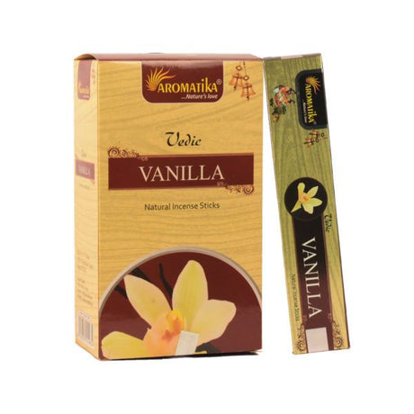 Vanilla Incense Sticks 12 Count Aromatika