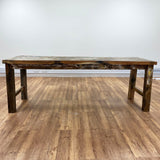 Recycled Teak Wood Dining Table 1.8m 6-8 Seater