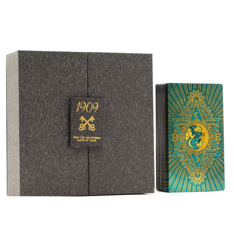 Goud & Turquoise Folie Tarotkaart – Geschenkset