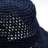 Nomad Sari Floppy Straw Sun Hat – Navy Blue