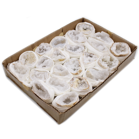 Calcite Geode Specimens Moroccan, 32 Pieces
