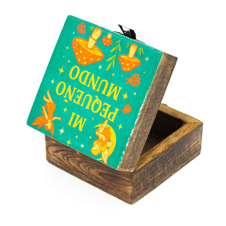 Маленькая эмалированная шкатулка - Mi Pequeno Mundo