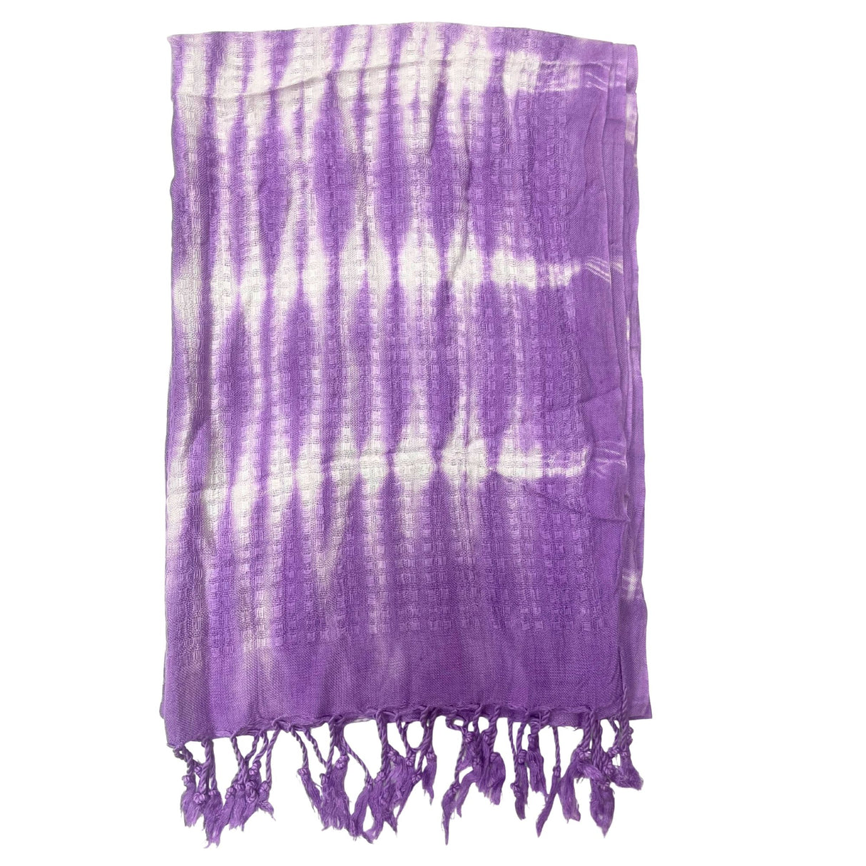 Lavender Tie Dye Linen Blend Oversized Scarf Shawl