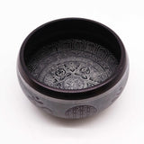 Cuenco tibetano Om Five Buddha Earth Powder 16 cm