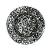 Pentagram Incense Holder Polished Aluminium 11.5cm